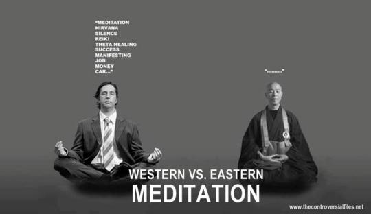 eastern vs western meditation_money car blowup